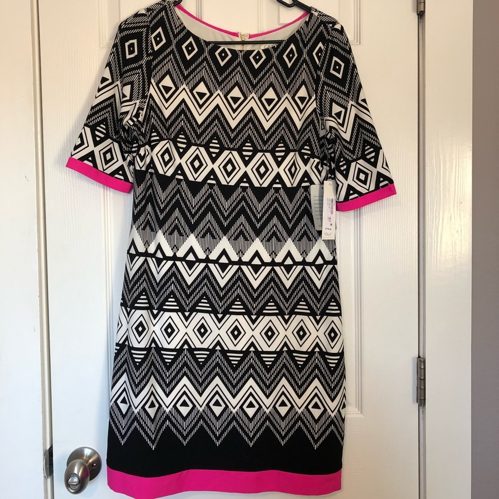 NEVER WORN Tribal Print Eliza J Dress